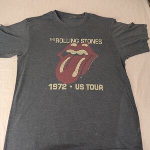 the Rolling Stones 2005 Vintage Repro 1972 Concert Tee Shirt Large